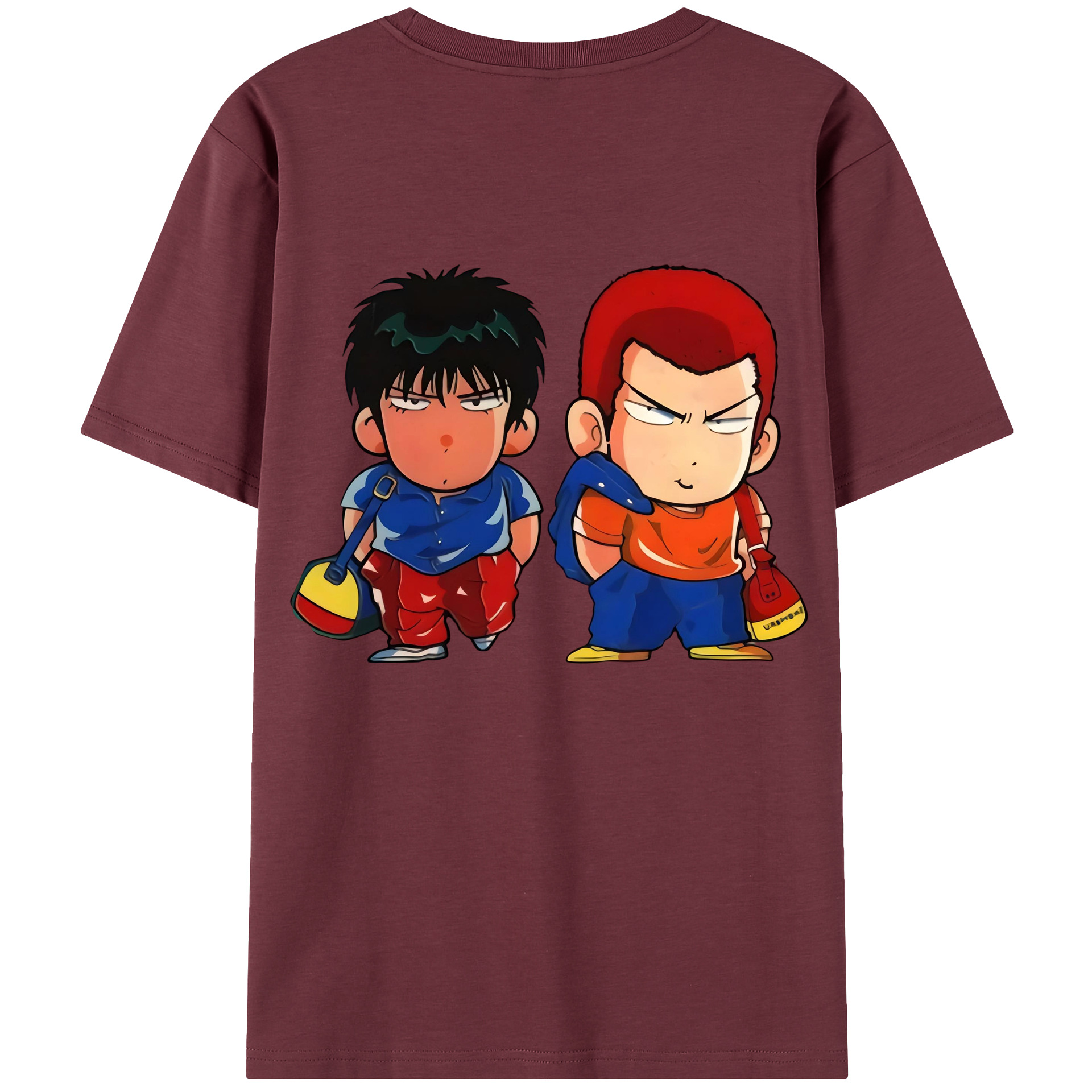 SLAM DUNK／スラムダンク 綿100％半袖Tシャツ（背面プリント）